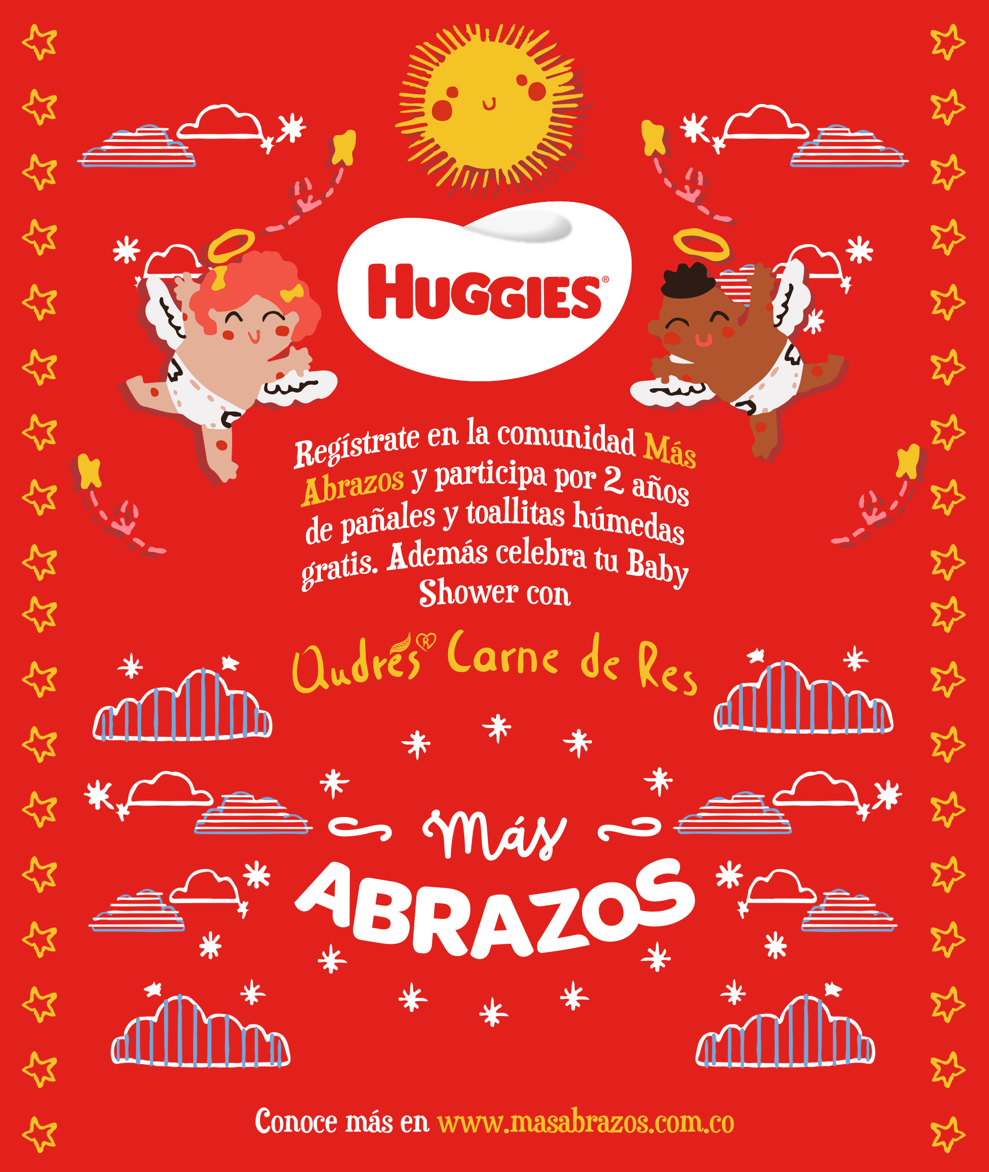 TU BABY SHOWER SOÑADO CON HUGGIES Y ANDRÉS